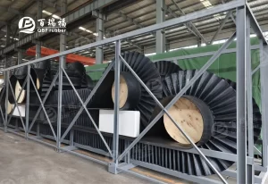 2500TPH Port Large Capacity Sidewall Conveyor Belt manufactured by QBF rubber 02 2500TPH Port Large Capacity Sidewall Conveyor Belt manufactured by QBF rubber