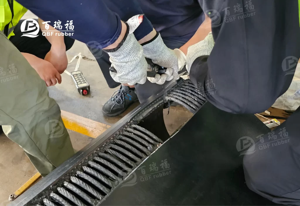 QBF rubber Delivers Hands on Training for High Strength Steel Cord Belt Jointing 18 QBF rubber Delivers Hands on Training for High Strength Steel Cord Belt Jointing
