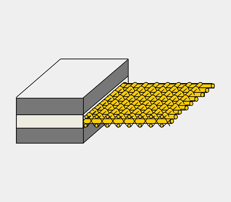 Straight Warp Conveyor Belt