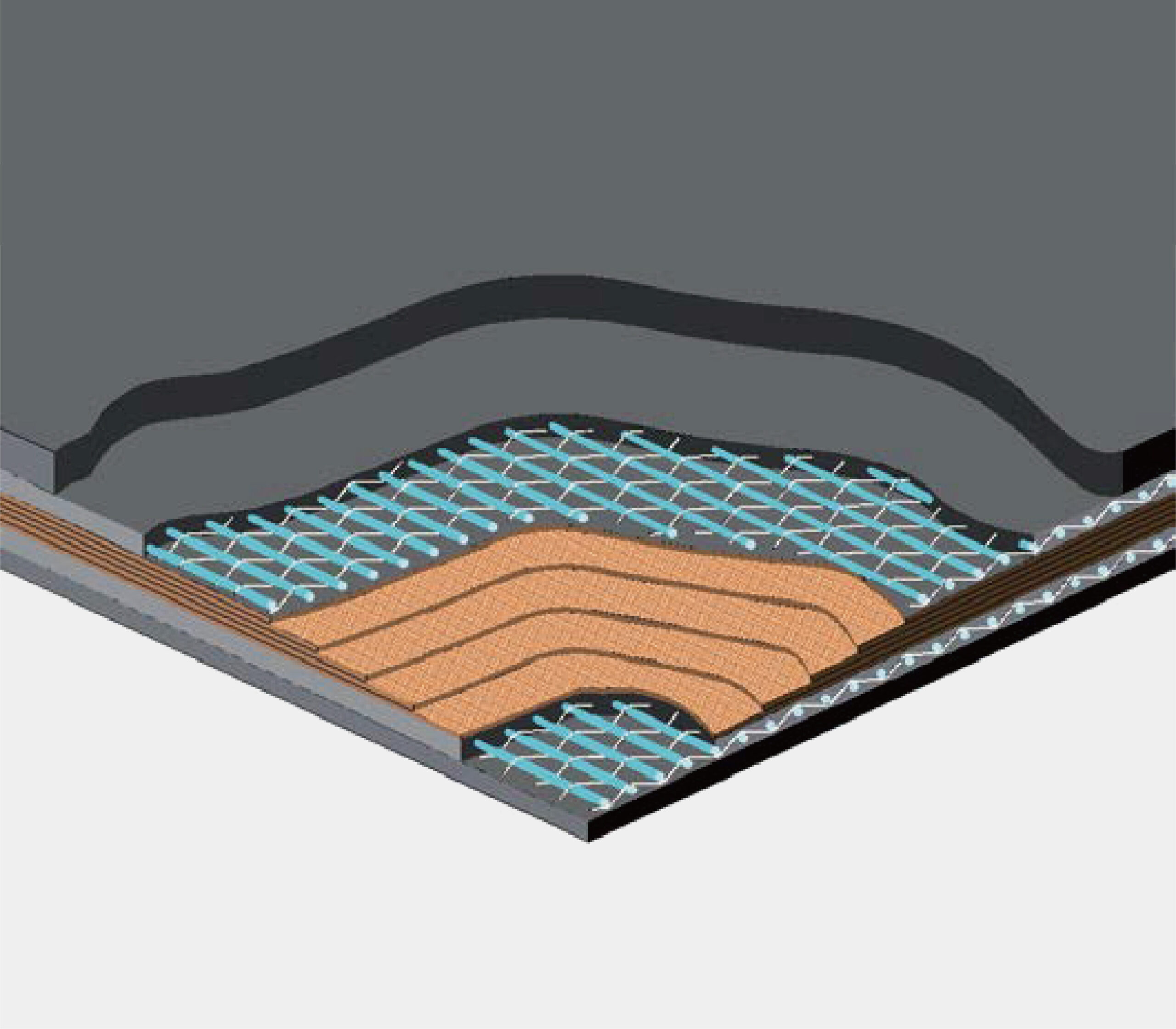 Sidewall Conveyor Belt Base Belt